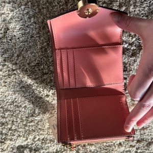 NWT- Carmen Medium Faux Leather Tri-Fold Envelope Wallet